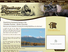 Tablet Screenshot of finlayriveroutfitters.com